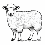 New Zealand's Famous Sheep Coloring Pages 2