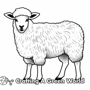 Sheep Coloring Pages - Free &amp; Printable!