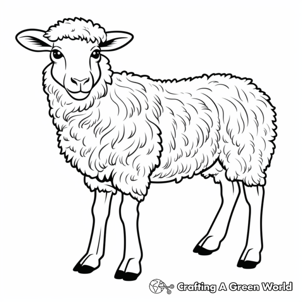 Sheep Coloring Pages - Free &amp; Printable!