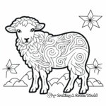 New Zealand's Famous Sheep Coloring Pages 4