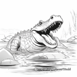 Nile Crocodile Coloring Pages 3