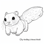 Northern Flying Squirrel Coloring Pages 4
