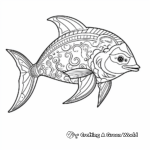 Ocean's Beauty: Dolphin Coloring Pages 3