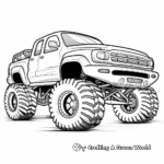 Off-Road Monster Truck Coloring Pages 4