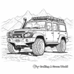 Off-road SUV Coloring Pages for Adventure Seekers 2