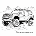 Off-road SUV Coloring Pages for Adventure Seekers 3