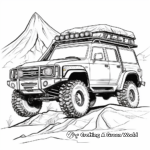 Off-road SUV Coloring Pages for Adventure Seekers 4
