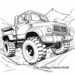 Off-Road Tow Truck Coloring Pages 1