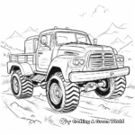 Off-Road Tow Truck Coloring Pages 2