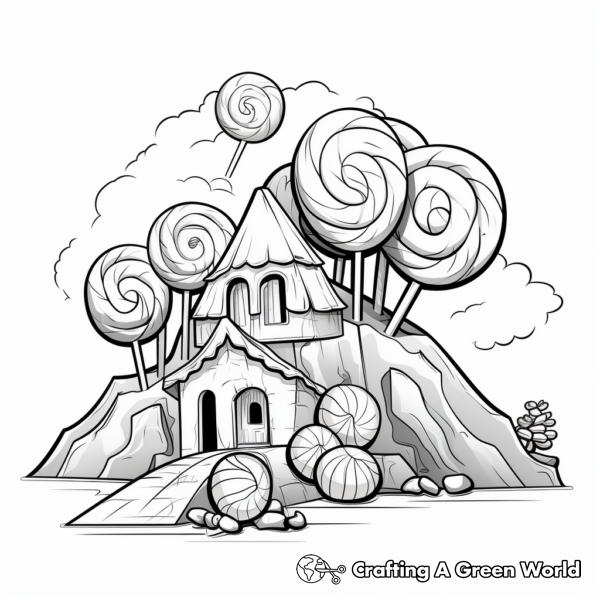 Candy Coloring Pages - Free &amp; Printable!
