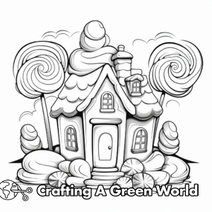 Candy Coloring Pages - Free &amp; Printable!