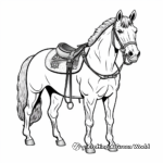 Old School Sheriff Horse Coloring Sheets 4