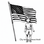Olympic Flag and American Flag Coloring Pages 2