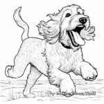 Otterhound at Play Coloring Pages 1