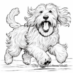 Otterhound at Play Coloring Pages 4