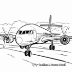 Page-Building Jet Coloring Pages 1