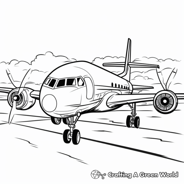 Jet Coloring Pages - Free &amp; Printable!