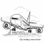 Page-Building Jet Coloring Pages 2