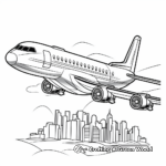 Page-Building Jet Coloring Pages 4