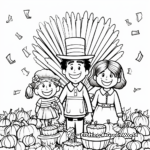 Parade-theme Thanksgiving Sign Coloring Pages 2
