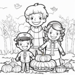 Parade-theme Thanksgiving Sign Coloring Pages 3