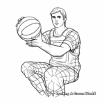 Paralympic Sitting Volleyball Coloring Pages 1
