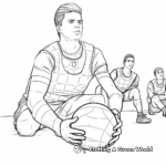 Paralympic Sitting Volleyball Coloring Pages 2