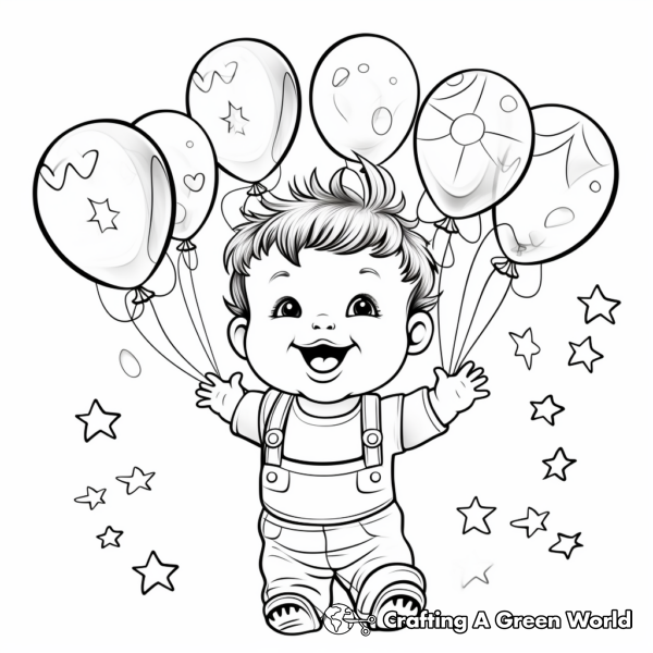 Baby Coloring Pages - Free &amp; Printable!