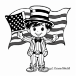 Patriotic Fourth of July Coloring Pages 2