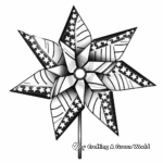 Patriotic Fourth of July Pinwheel Coloring Pages 4