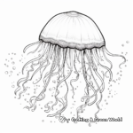 Peaceful Jellyfish Bloom Coloring Pages 3