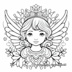 Peaceful New Year Dove Coloring Pages 1