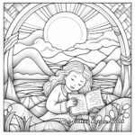 Peaceful Psalms Coloring Pages For Stress Relief 1
