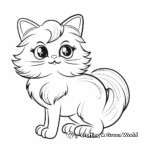 Persian Cat Coloring Pages for Cat Lovers 2