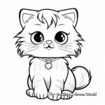 Persian Cat Coloring Pages for Cat Lovers 4