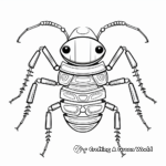 Pharaoh's Ant: Interesting Ant Species Coloring Page 1