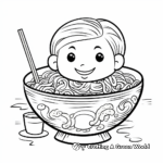 Pho Noodle Soup Coloring Pages 1