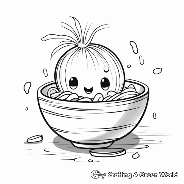 Noodle Coloring Pages - Free &amp; Printable!