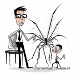 Phobia-Therapy Daddy Long Legs Coloring Pages 2