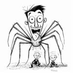 Phobia-Therapy Daddy Long Legs Coloring Pages 3