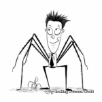Phobia-Therapy Daddy Long Legs Coloring Pages 4