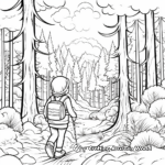 Picture-Perfect Pine Forest Coloring Pages 3