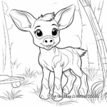 Piglet in the Wild: Forest-themed Coloring Pages 2