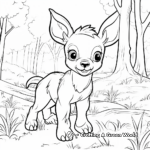 Piglet in the Wild: Forest-themed Coloring Pages 3