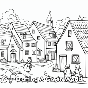 Pilgrim Coloring Pages - Free &amp; Printable!