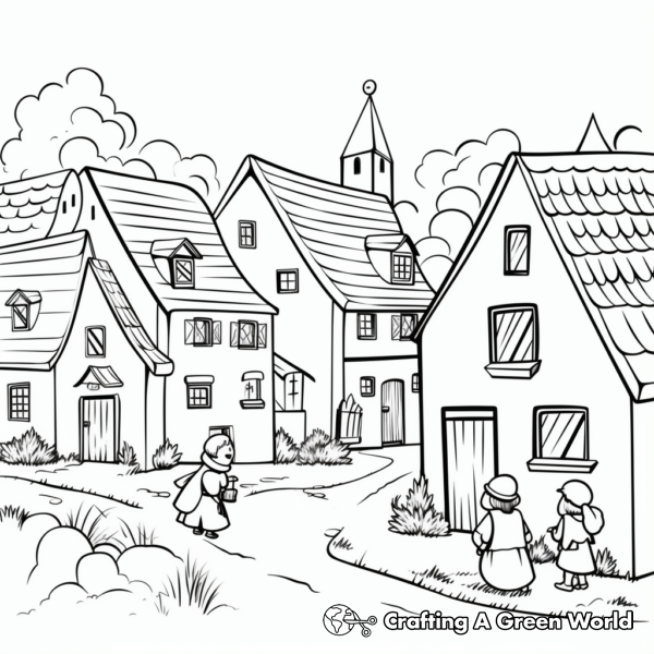 Pilgrim Coloring Pages - Free &amp; Printable!