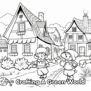 Pilgrim Coloring Pages - Free &amp; Printable!