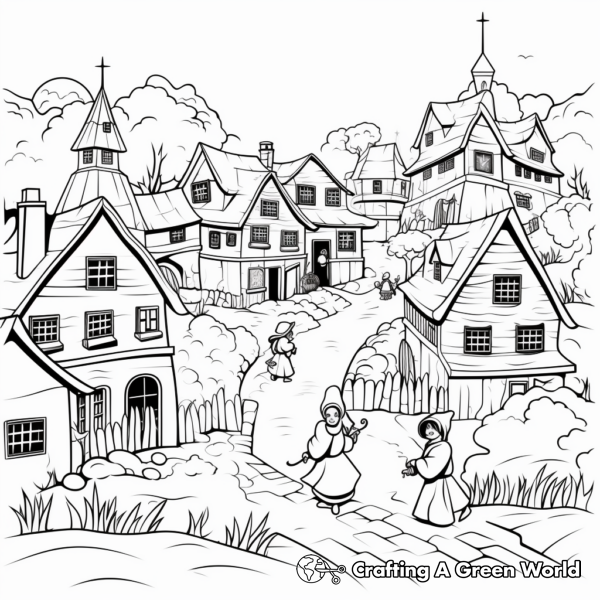 Pilgrim Coloring Pages - Free &amp; Printable!