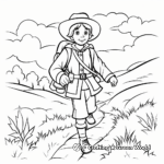 Pilgrim's Journey Coloring Sheets for Middle School 1