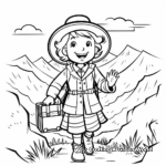 Pilgrim's Journey Coloring Sheets for Middle School 2